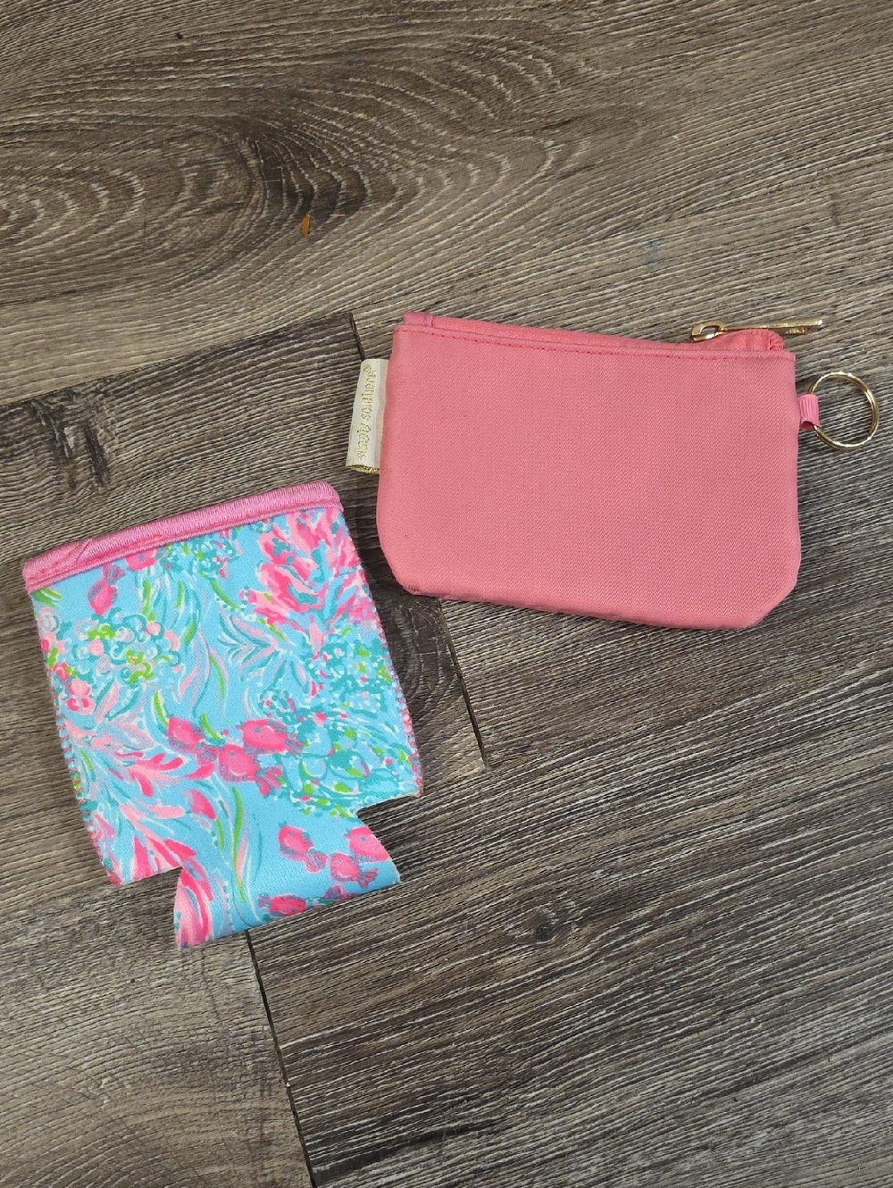 Bundle: Lilly Pulitzer Koozie And Simply Southern Coin Pouch